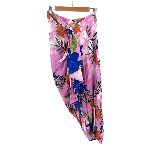 Muche et Muchette Tropical Flower Swim Cover Up Beach Skirt Size OS - Picture 2 of 10